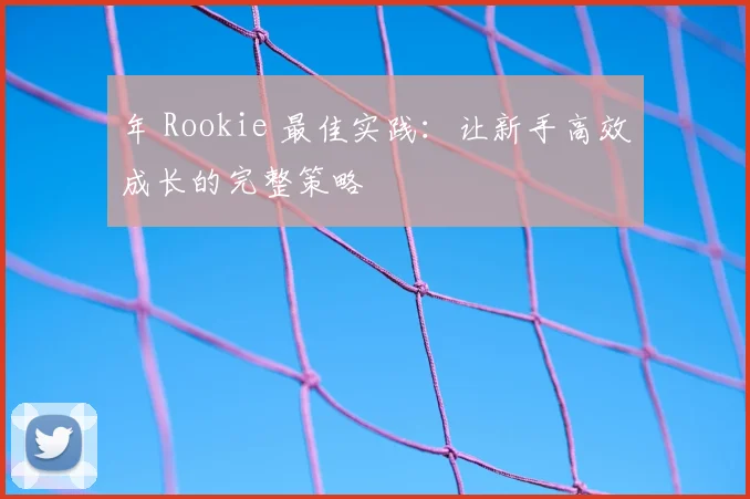 年 Rookie 最佳实践:让新手高效成长的完整策略